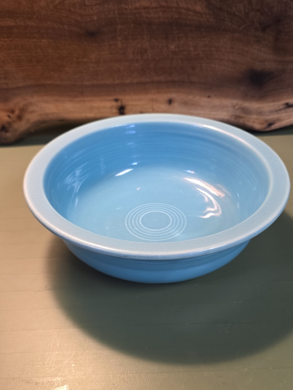 Fiesta Ware flat rimmed veggie serving bowl, 8.5" across